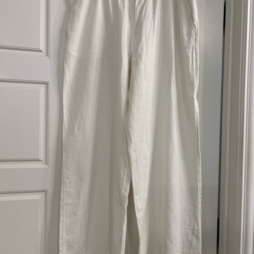 Caslon White Linen Women’s Pants